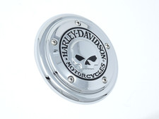 GENUINE HARLEY DAVIDSON WILLIE G SKULL CHROME AIR CLEANER COVER TRIM NICE picture