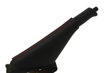 Fits 1994-2001 Acura Integra Leather E Brake Boot Cover Red Stitch picture