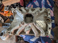 EDELBROCK 2730 OLDSMOBILE 400, 425, 455 TORKER INTAKE, SINGLE PLANE, 4150 FLANGE picture