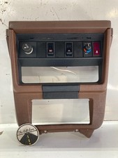 86-93 Volvo 240 244 245 Center Dash Ashtray Bezel W/Switches OEM Brown picture