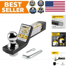 50547 Trailer Hitch Mount with 2 inch Ball and Pin - Fits 2 inch Receiver 2 i... picture