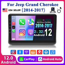 For 2014-2017 Jeep Grand Cherokee GPS Navi Android 12 Apple Carplay Radio Stereo picture