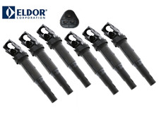 Eldor OEM Ignition Coil w/ Connector Updated (6pcs) for BMW 3.0L Engine picture