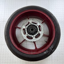 2017-2024 Suzuki GSXR 1000 OEM Rear Wheel Rim Tire RED 17-25 **Damaged Bent** picture
