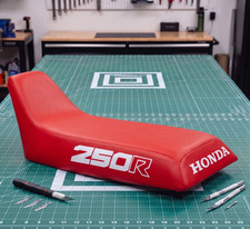 Honda ATC 250R Seat Cover For 1985 To 1986 Models Red Vinyl Seat Cover picture