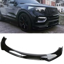 For Ford Explorer ST Glossy Black Front Bumper Lip Spoiler Splitter Body Kit picture