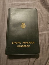 Vintage 1958 American Airlines Pilots engine analyzer handbook Airplane. picture