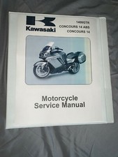 2007-2016 kawasaki 1400gtr concours 14 14abs motorcycle service manual binder  picture