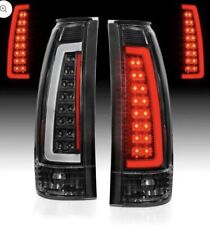 88-99 C-Bar LED Black Taillight Set for Chevy/GMC C10 C/K Silverado Tahoe Sierra picture