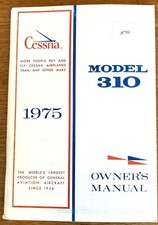 Cessna 310 1975 Owner's Manual picture