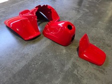 YAMAHA YT60 TRI ZINGER 84-85 FIGHTING RED COMPLETE PLASTIC FENDER KIT YT 60 picture