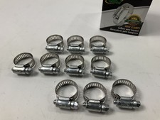 (10) Ideal Tridon 5210 Worm Gear Hose Clamp 1/2