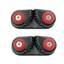 ISURE 2Pcs Marine Quick Entry Boat Ball Bearing Cam Cleat Rope Cleat Black picture
