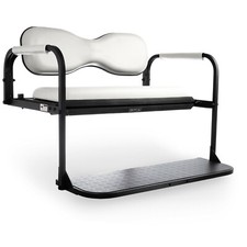 MODZ Flip4 EZGO TXT (1995-Up) Golf Cart Rear Flip Back Seat Kit - White picture