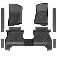 All Weather Floor Mats Door Sill Guards for 2020-2026 Jeep Gladiator JT picture