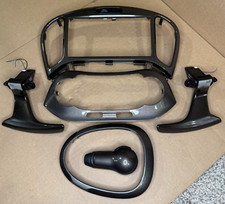 11-14 Nissan Juke Nismo RS Interior Faux Carbon Fiber Dash Trim Kit Paddles 7pcs picture