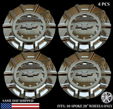 4pcs. Wheel Center Hub Cap FOR 2014-2018 Chevrolet Silverado High Country  20'' picture