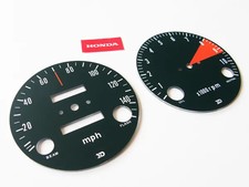 1970-1971 Honda cb750 k1 Speedometer Tachometer Gauge Face Plate (MPH) tach dial picture
