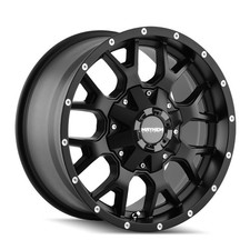 Mayhem Wheels 8015 Warrior 20x9 +18 Matte Black 6x135 6x139.7 (QTY 1) picture