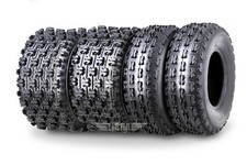 Set 4 ATV tires 21x7-10 & 22x11-9 85-86 Suzuki Quadsport LT230 Quadracer LT250 picture