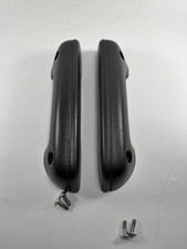 87-95 Nissan D21 Hardbody Pickup Door Handle Armrests DARK GRAY & Screws OEM picture
