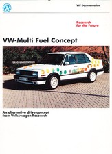 1990 Volkswagen VW Jetta Multi Fuel Concept Car Original Sales Brochure picture