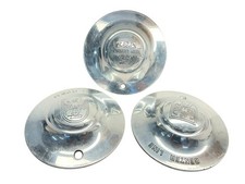 Lot Of (3) Center Line Vintage Wheel Cap Aluminum Rim Center Hub Cap 7