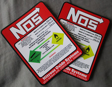 2X NOS Nitrous Oxide Racing Label Decals Stickers  picture
