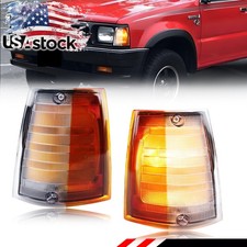 2X OE-Style Front Corner Parking Signal Lights For 1987-1993 Mazda B2200 B2600 picture