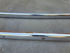 MG-TF original front and rear chrome bumpers very good picture