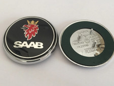 1pc 68mm for  Saab Black Front Hood Bonnet Emblem Badge Decal 9-3 9-5 93 95 picture