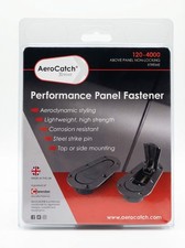 AeroCatch 120-4000 Xtreme Flush Plus Black Hood Steel Pin Latch Set Pair picture