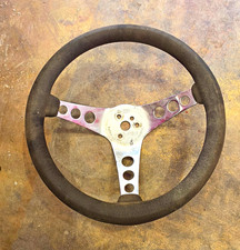 vintage Authentic Original Steering Wheel From The  UFO Monster Truck 1989 picture