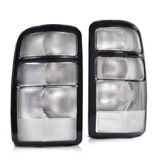 RARE All CLEAR Euro Rear Tail Light For 00-06 Chevy Suburban Tahoe w/ Bulbs picture