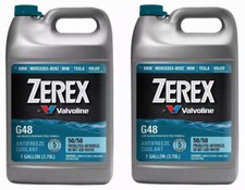 2-Gallon ZEREX G48 BLUE Antifreeze Coolant Fluid For AUDI DODGE MERCEDES MiNi VW picture