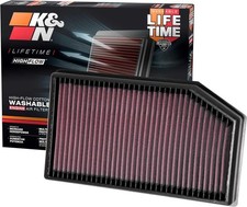K&N 33-5076 Drop in Replacement Air Filter For 19-26 Jeep Wrangler JL 3.6L 2.0L picture