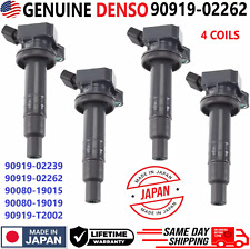 OEM DENSO x4 Ignition Coils For 2000-2008 Toyota & Chevrolet 1.8L I4 90919-02262 picture
