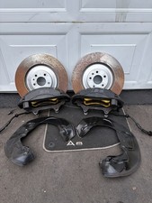 12-18 Audi C7 S6 S7 S8 A6 A7 A8 Front  Brake Caliper Calipers Set OEM BREMBO BBK picture