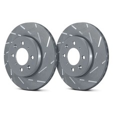 For Lexus LS400 95-00 EBC USR Series Sport Slotted 1-Piece Front Brake Rotors picture