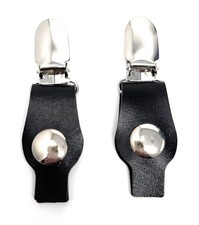 Warhawk Redesigned Boot Clip Pant Leg Clamp Motorcycle Bikers Made USA 122-1N picture
