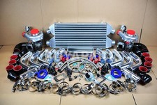DIY TWIN TURBO KIT CHROME INTERCOOLER PIPE BR COUPLER for Mitsubishi 3000GT VR4 picture