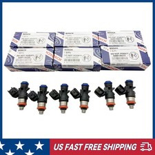 6Pcs BOSCH Fuel Injectors For Chrysler Dodge Ram Jeep 3.6L 5184085AC 0280158233 picture