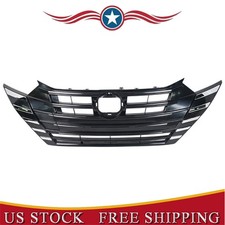 New Black Upper Bumper Grille Assembly Front Fit For 2023-2025 Nissan Versa picture