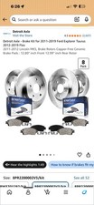 Detroit Axel Front And Back Ceramic Brakes And Rotors picture