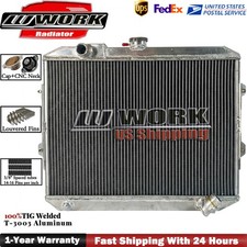 Radiator Fit Mitsubishi PAJERO/MENTERO L04-G/L041G-L049G VI2V- V98W AIl Aluminum picture