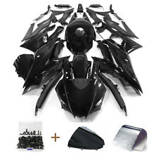 Fit for Yamaha YZF R3 / R25 2019-2021 Glossy Black Fairing Kit Bodywork w/ Bolts picture