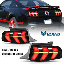 Pair LED Tail Lights 7-Modes Sequential Blinker Brake For 2010-2012 Ford Mustang picture