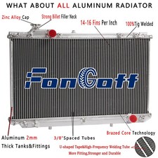 For 1998-2005 Toyota Aristo S160 JZS161 2JZGTE/Lexus GS300 GS400 4 Core Radiator picture