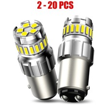AUXITO 2-20X 6500K White Bay15d 1157 SMD Car Tail Truck Brake LED Stop Lamp Bulb picture