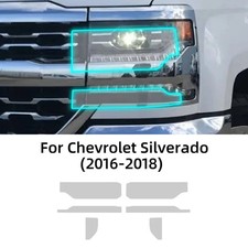 TPU Headlight PPF Film For 2016-2018 Chevrolet Transparent Smoked picture